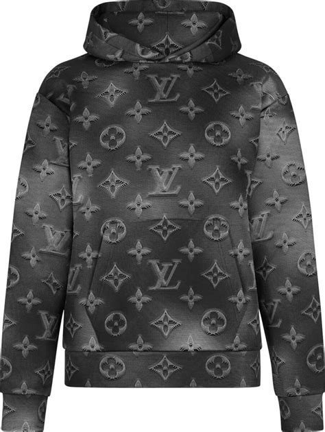 lv grey 3d jacket|3D Monogram Hooded Jacket .